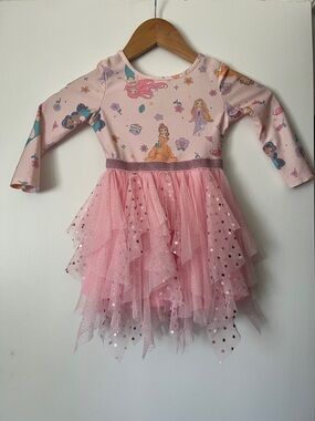 Disney Pink Princess Layered Tulle Dress